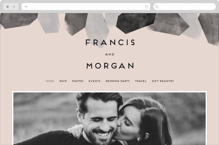 "love is strong" - Wedding Website in Onyx by Aspacia Kusulas - Desktop Design