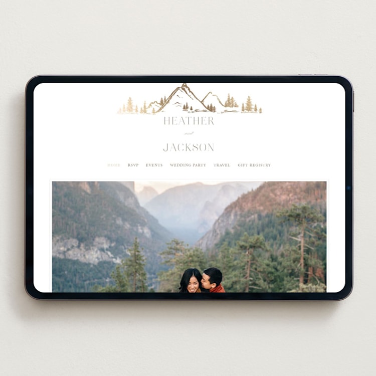 "Colorado" - Wedding Website in Earth by Mansi Verma - Desktop Design