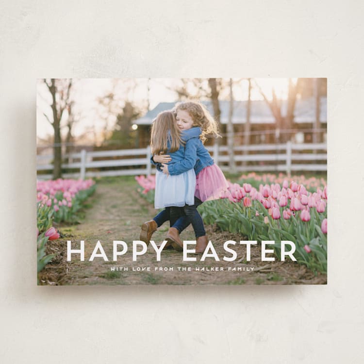 "Modern Easter" - Easter Photo Cards in Lily by Hooray Creative - Front