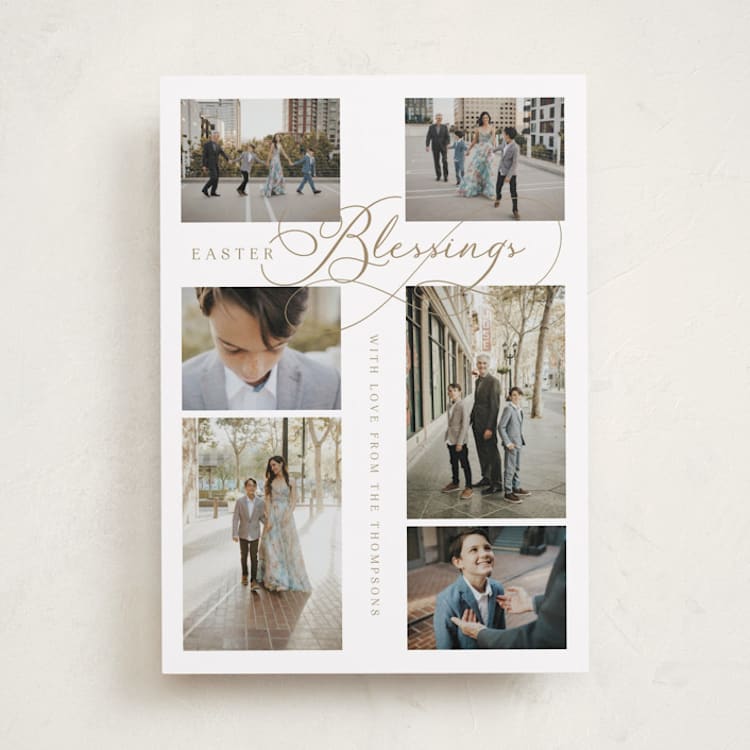 "Easter Cross" - Easter Photo Cards in Halo by Jenna Holcomb - Front