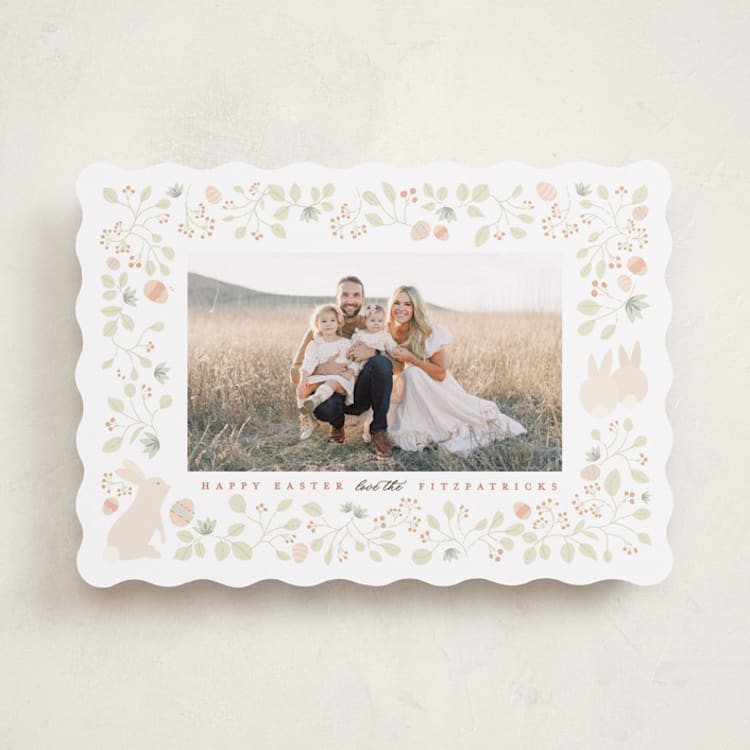 "Easter Garden" - Easter Photo Cards in Just Peachy by Kamala Nahas - Front