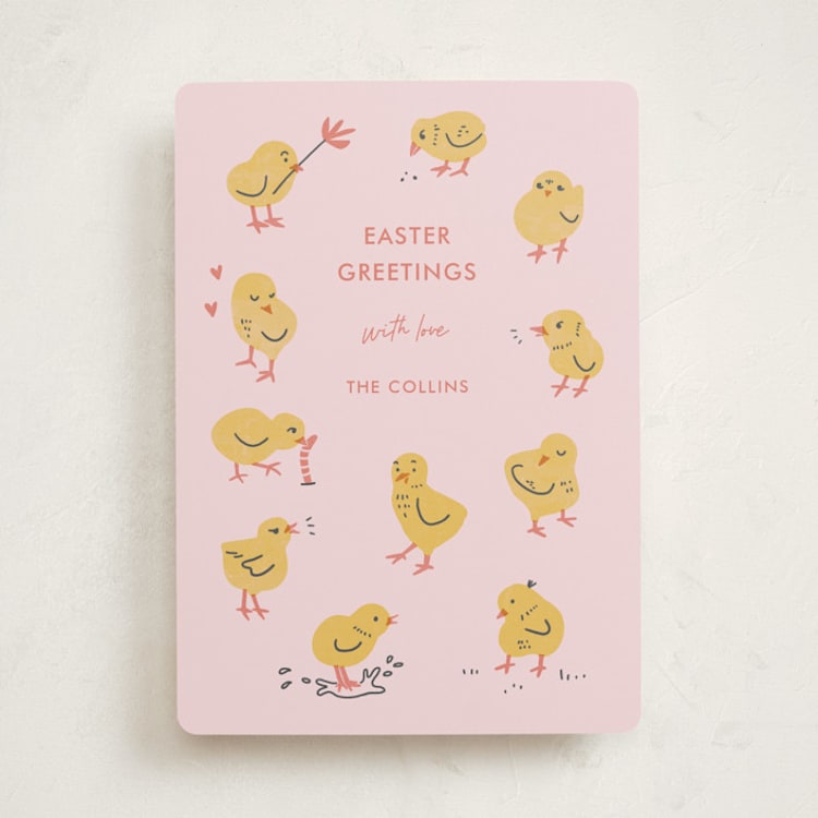 "Peeps" - Easter Photo Cards in Candy by Dawn Pope - Front