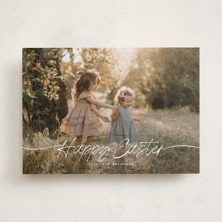 "Faubourg" - Easter Photo Cards in Snow by Leia Matt - Front