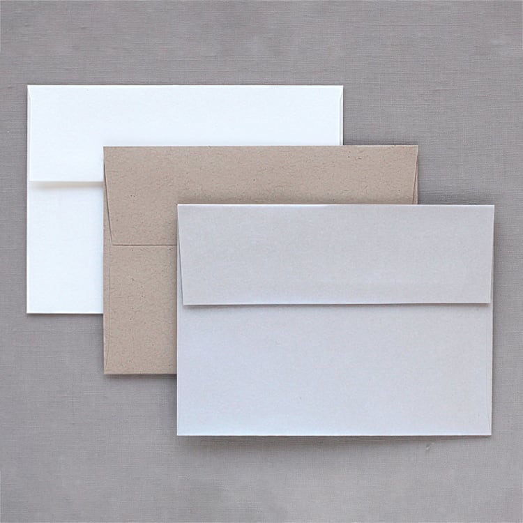 "A7 (5.25" x 7.25")" - Envelopes in White by Minted - Front