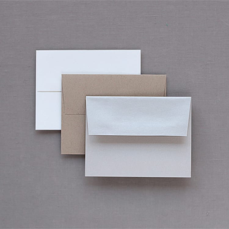 "A2 (4.375" x 5.75")" - Envelopes in White by Minted - Front
