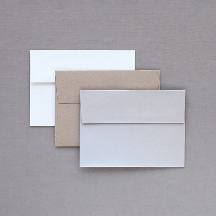 "Petite (4.5" x 6.25")" - Envelopes in White by Minted - Front