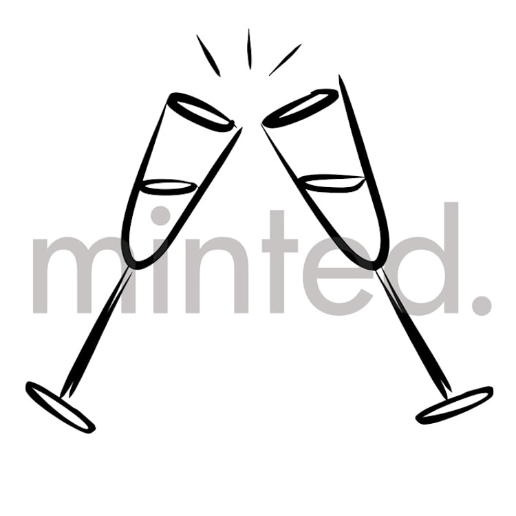 "Champagne Clink" - Design Element in Caviar by Ani Somi - Design Element