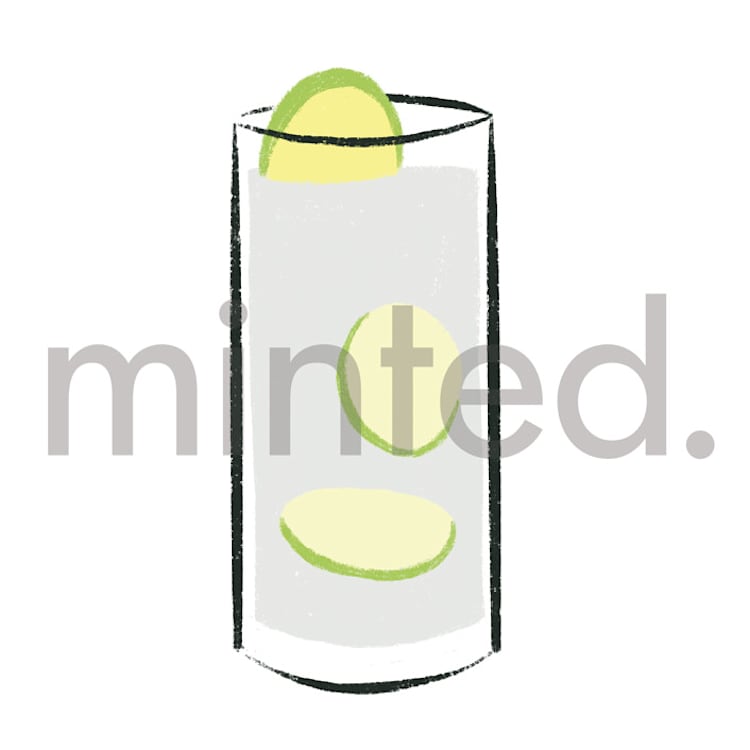 "Vodka Soda" - Design Element in Ice by chocomocacino - Front