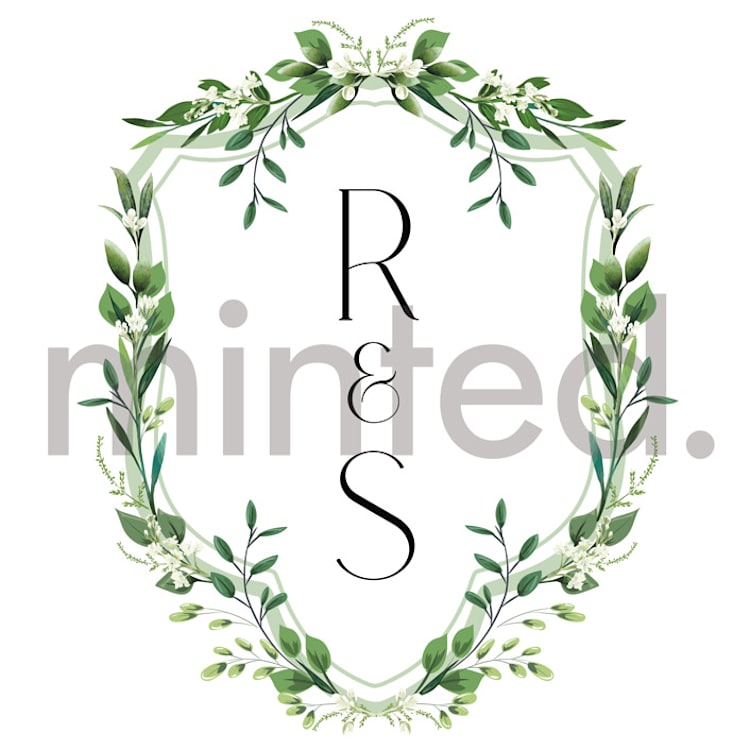 "Custom Carmel Valley Crest" - Design Element in Eucalyptus by Susan Moyal - Front