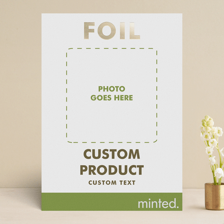 "Portrait Custom" - Engagement Party Invitations in Golden by Minted - Front