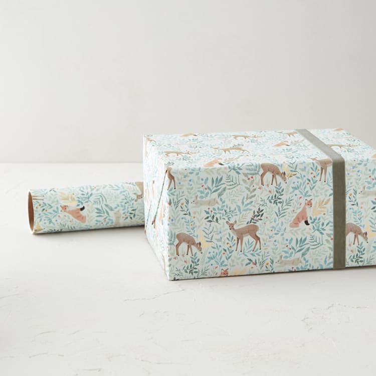 "Wildfolk" - Wrapping Paper Roll in Forest by Elly