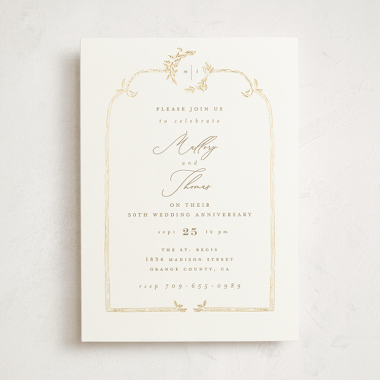 "Reflection" - Party Invitations in Porcelain by Leah Bisch - Front