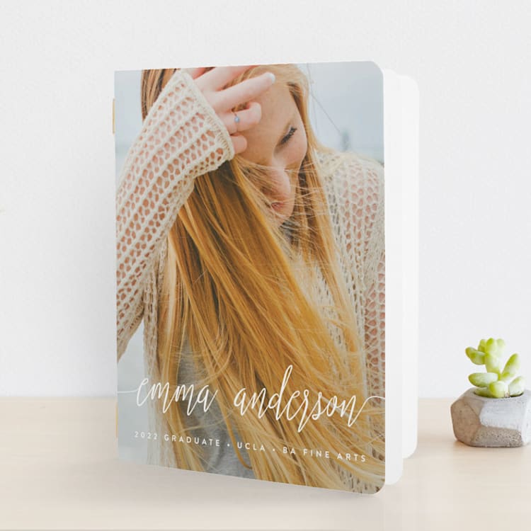 "My Name Is" - Graduation Announcements in Cloud by Phrosné Barwood - Front