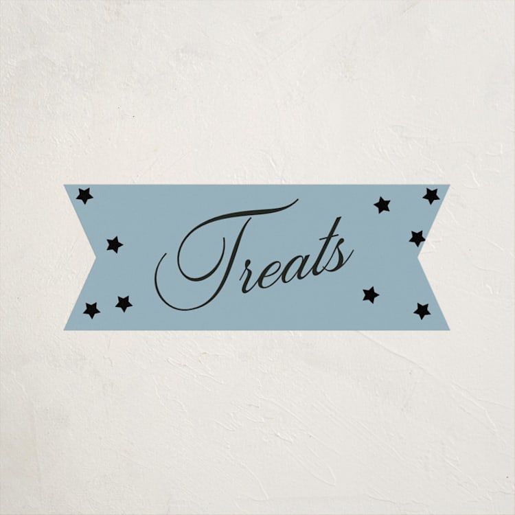 "Sparkly" - Graduation Stickers in Sky by Blustery August - Front