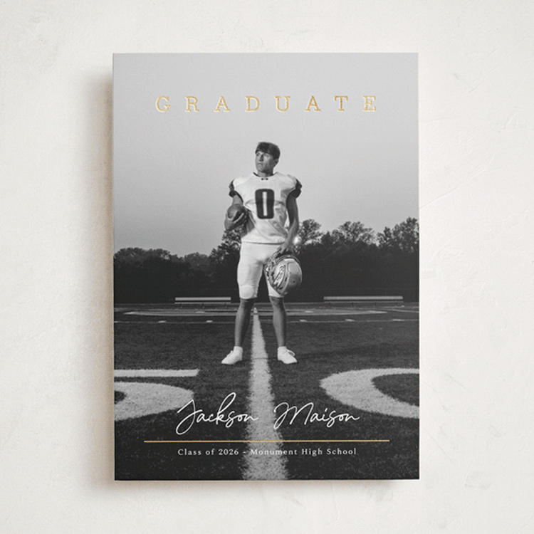 "Balance" - Graduation Announcements in Freshwhite by Kaydi Bishop - Front