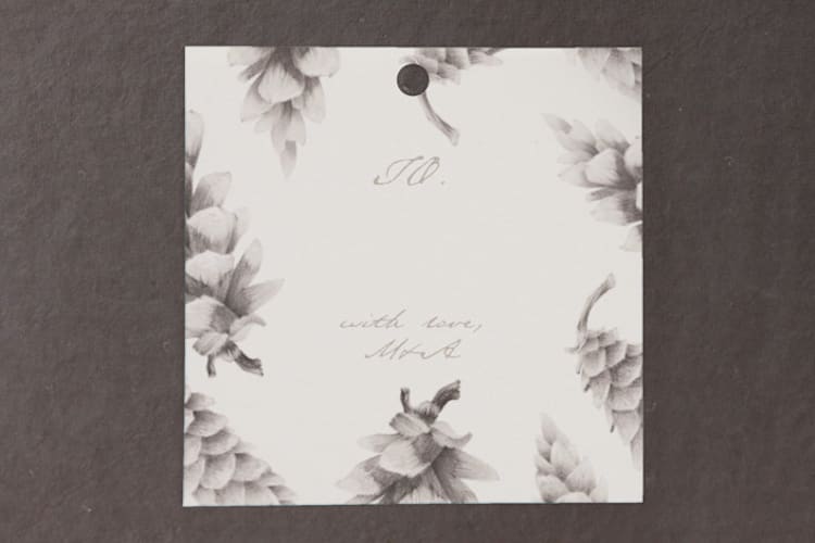 "Kotte" - Gift Tags in Ivory by jinseikou - Front