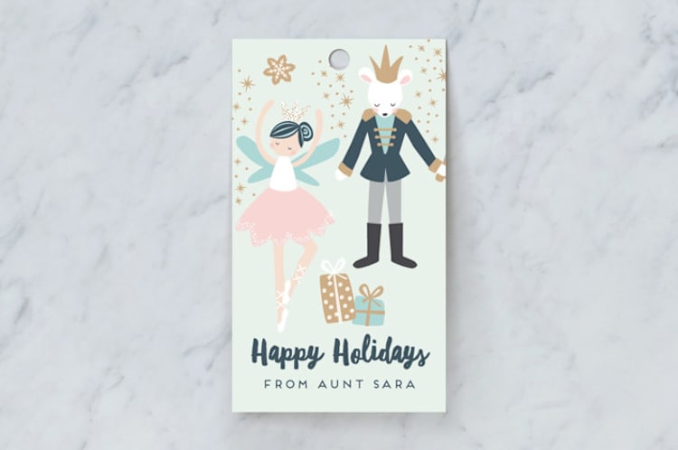 "nutcracker suite" - Gift Tags in Mint by peetie design - Front