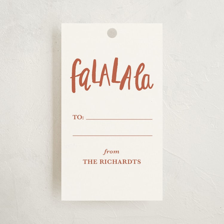 "Sing a song - 1 - WP" - Gift Tags in Spice by Karoline Richardt - Front
