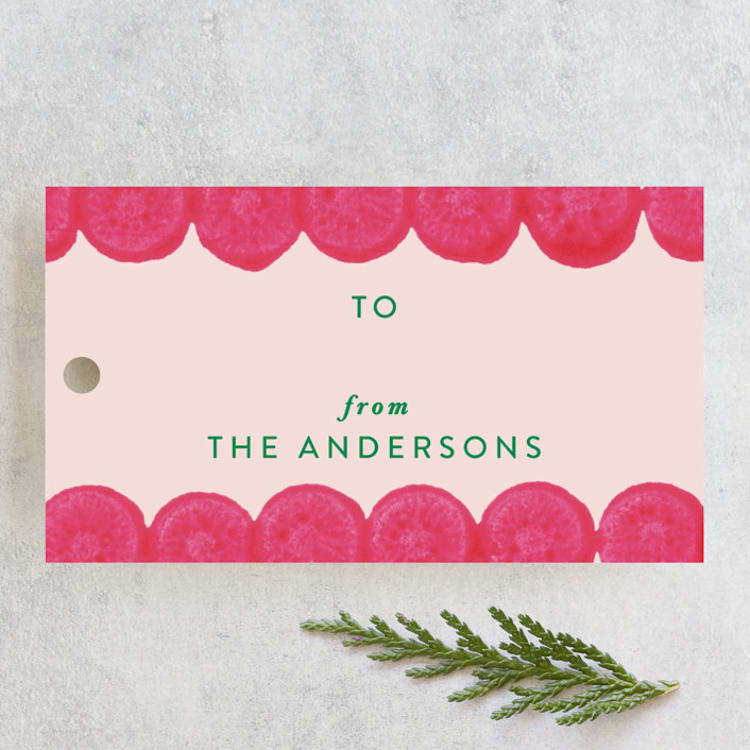 "Funk" - Gift Tags in Festive by Carrie ONeal - Front