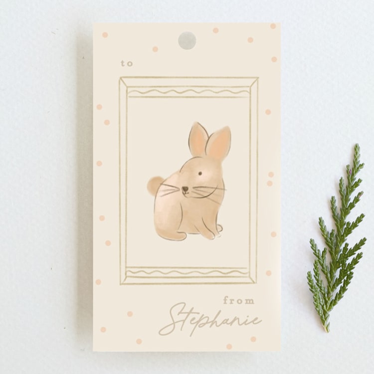 "Woodland animal frame" - Gift Tags in Woodland by Creo Study - Front