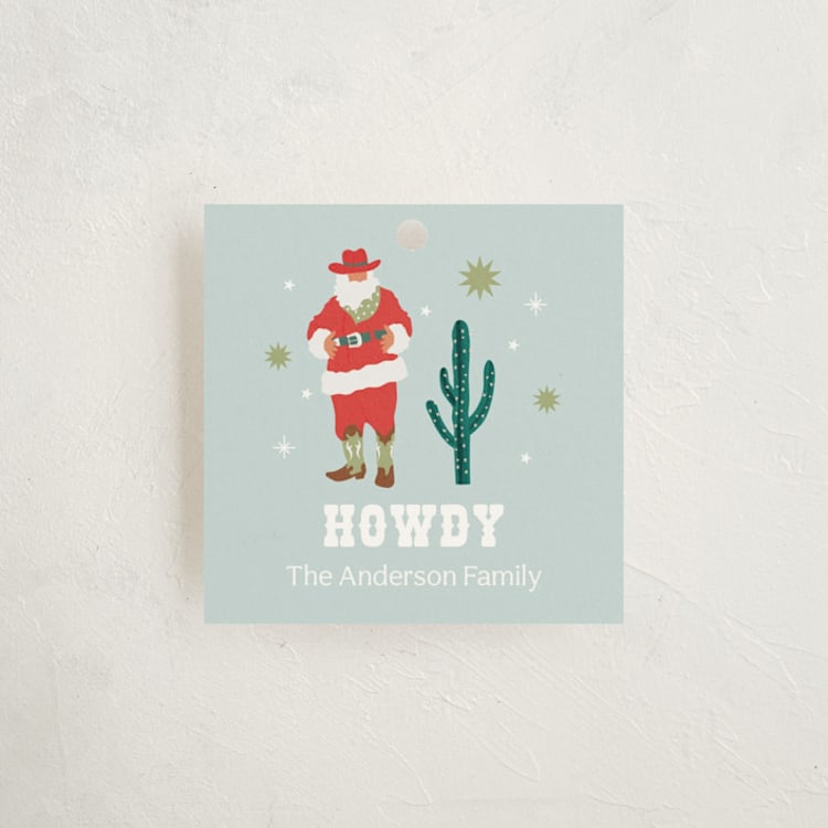 "HOwdy, HOwdy, HOwdy" - Gift Tags in Frozen by tara berg - Front