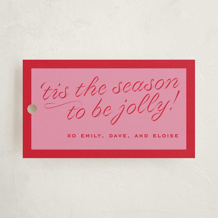 "cotillion" - Gift Tags in Petal by Megan Davis - Front