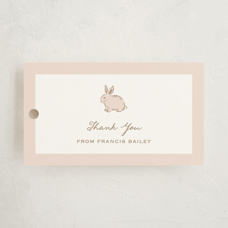 "Hop On By" - Gift Tags in Neopolitan by Carolyn MacLaren - Front
