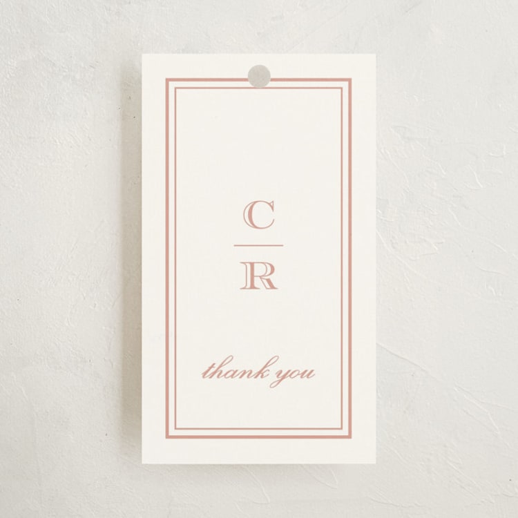 "Engraved name" - Gift Tags in Ballet Slipper by Stacey Meacham - Front