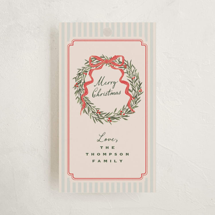 "karydopita" - Gift Tags in Powder Blue by chocomocacino - Front