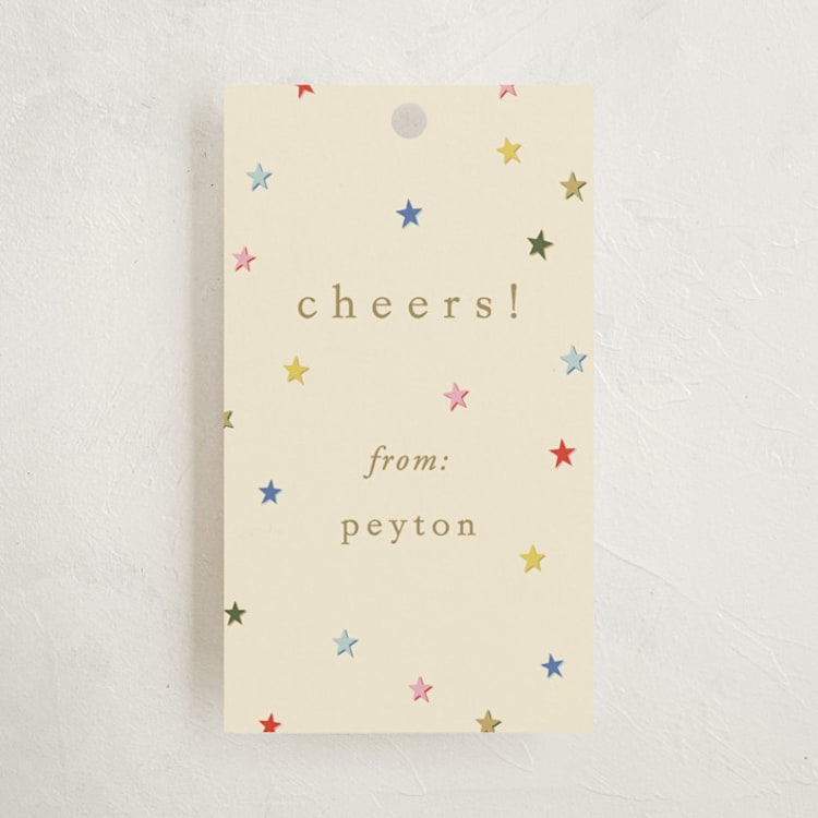 "great things" - Gift Tags in Cream by Ellen Schlegelmilch - Front