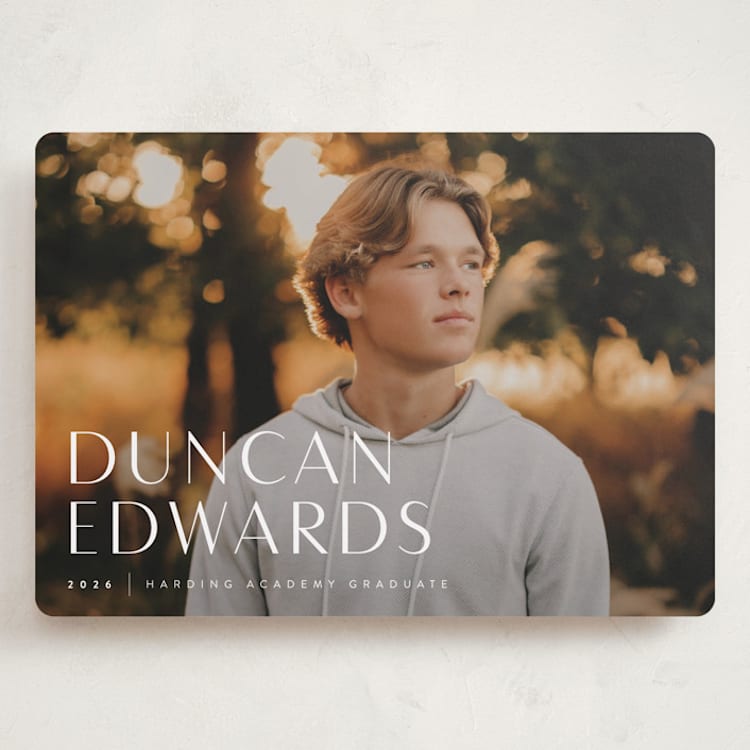 "classic" - Graduation Announcements in Cloud by Sara Hicks Malone - Front