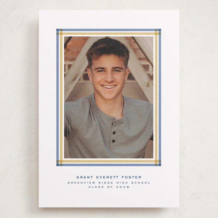 "Woven frame" - Graduation Announcements in Night Sky by Lea Delaveris - Front