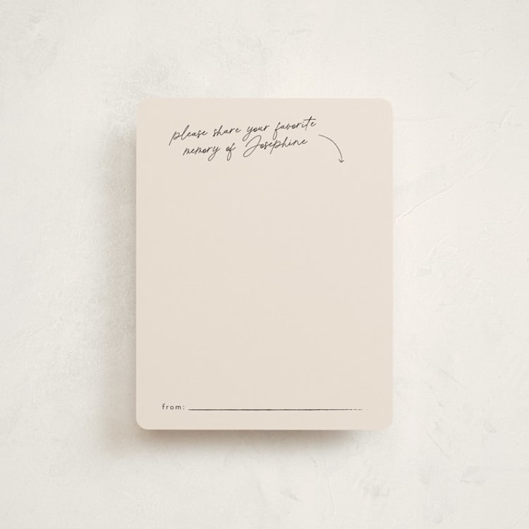 "Simple Timeline" - Graduation Insert Cards in Classic Black by Ashley DeMeyere - Front