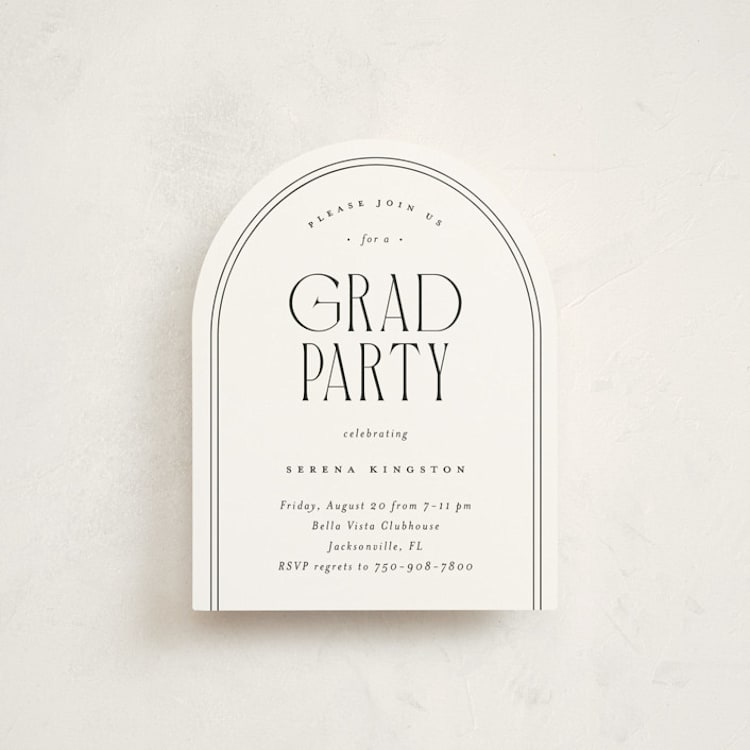 "Brilliant Day" - Graduation Insert Cards in Cotton by Carmia C. - Front