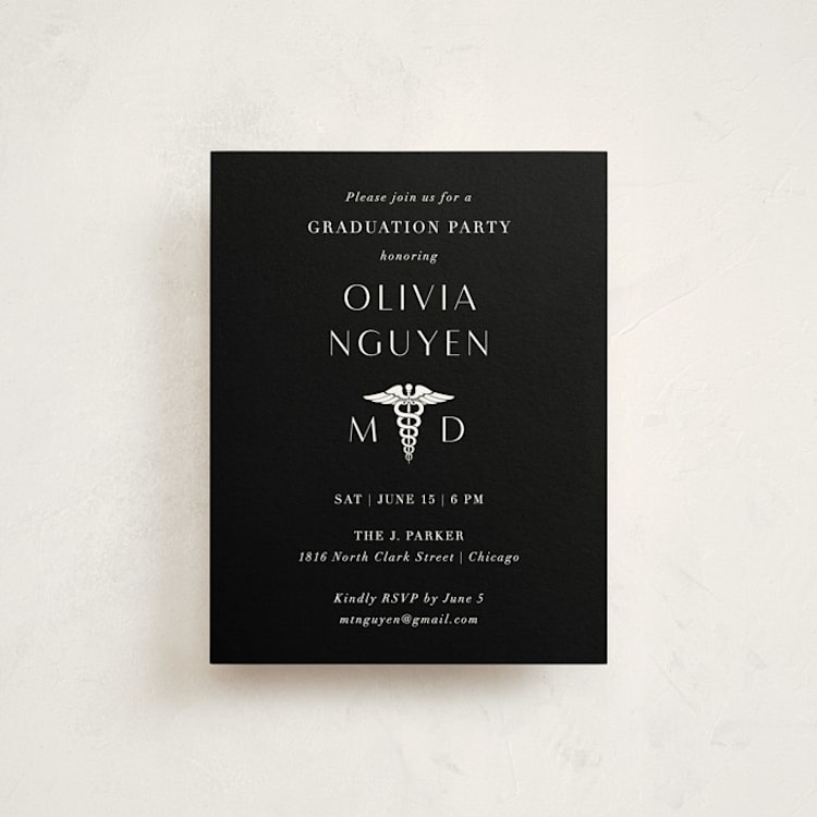 "To the T" - Graduation Insert Cards in Classic by Lehan Veenker - Front