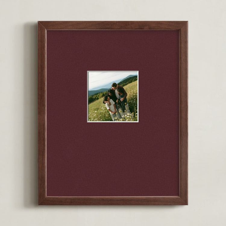 "Matted Framed Photo: Burgundy Mat (8" x 10")" - Framed Photos 8" x 10" in Burgundy by Minted - Front