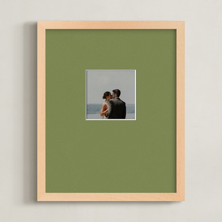 "Matted Framed Photo: Olive Mat (8" x 10")" - Framed Photos 8" x 10" in Olive by Minted - Front