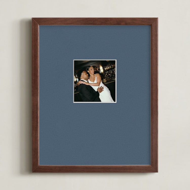"Matted Framed Photo: Indigo Mat (8" x 10")" - Framed Photos 8" x 10" in Indigo by Minted - Front
