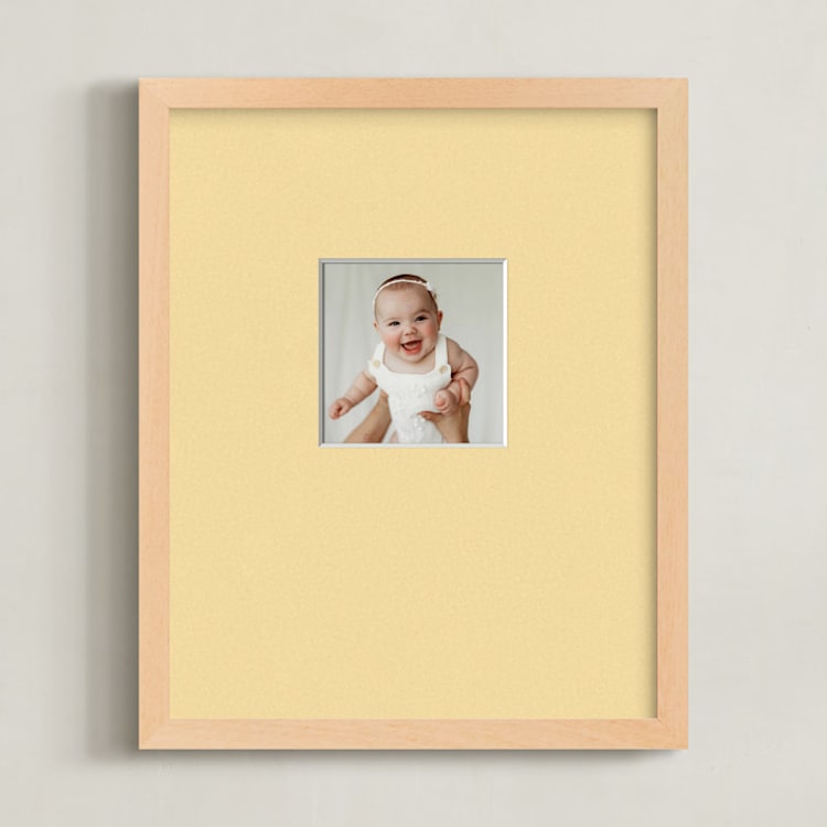 "Matted Framed Photo: Lemon Mat (8" x 10")" - Framed Photos 8" x 10" in Lemon by Minted - Front