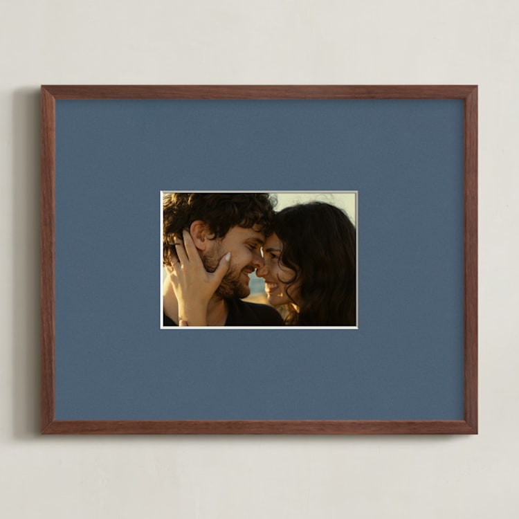 "Matted Framed Photo: Indigo Mat (14" x 11")" - Framed Photos 11" x 14" in Indigo by Minted - Front