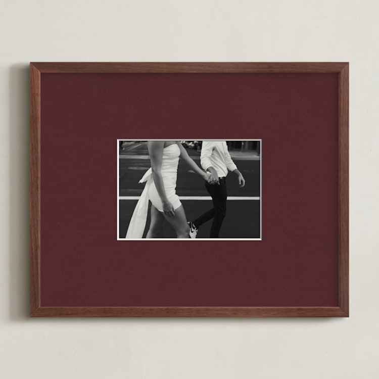 "Matted Framed Photo: Burgundy Mat (14" x 11")" - Framed Photos 11" x 14" in Burgundy by Minted - Front