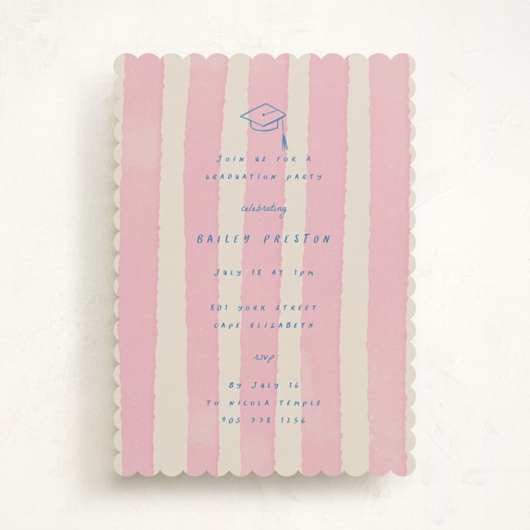 "daydreams and doodles" - Graduation Party Invitations in Cherry Blossom by Jessica Yeo - Front
