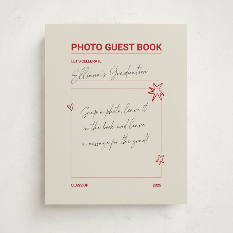 "Checklist Complete" - Graduation Party Signs in Parchment by Zove Ahhh - Front