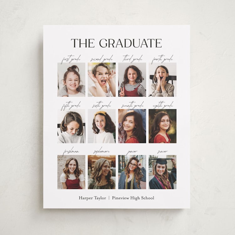 "Best Year" - Graduation Welcome Signs in Moon by Olivia Williams - Front