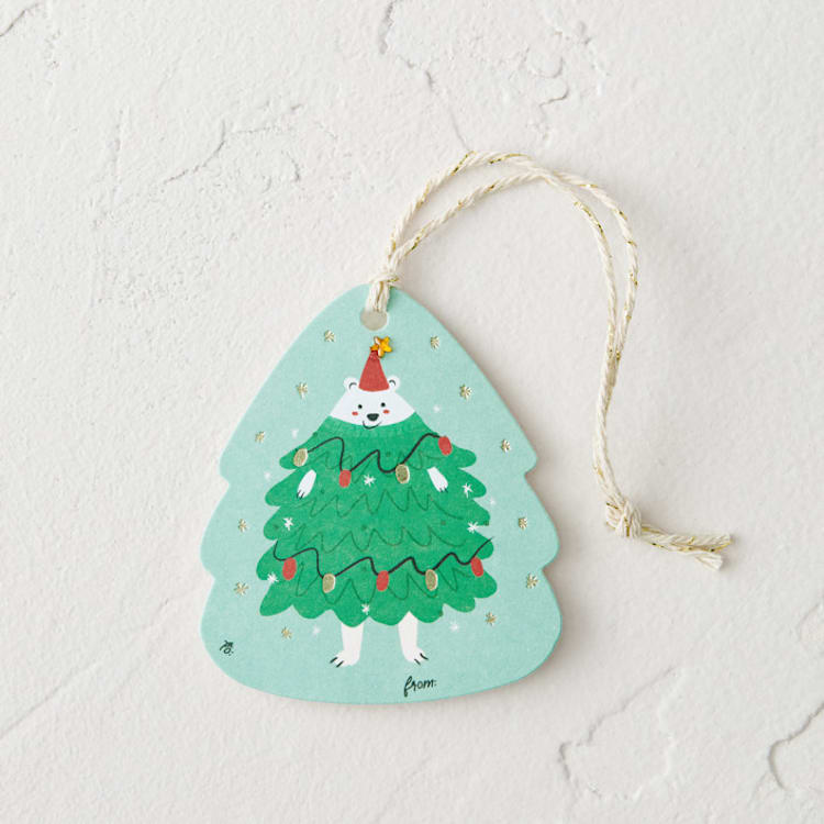 "Beary Christmas" - Gift Tags in Spruce by iamtanya
