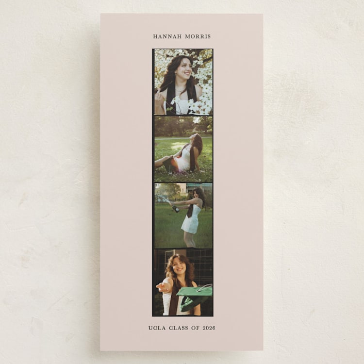 "Photo Booth Holiday" - Graduation Announcements in Sand by Chelsea Petaja - Front