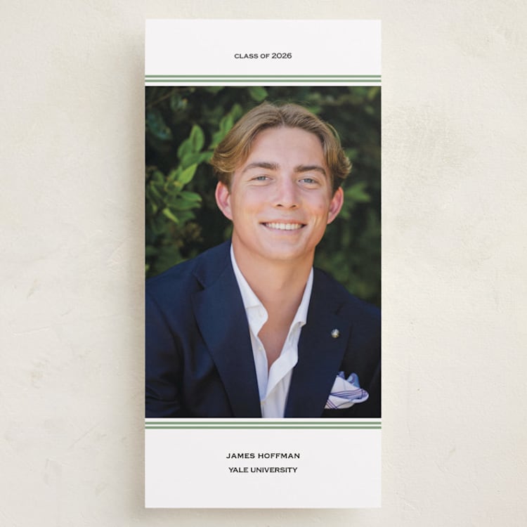 "blissful" - Graduation Announcements in Moss by Annie Shapiro - Front