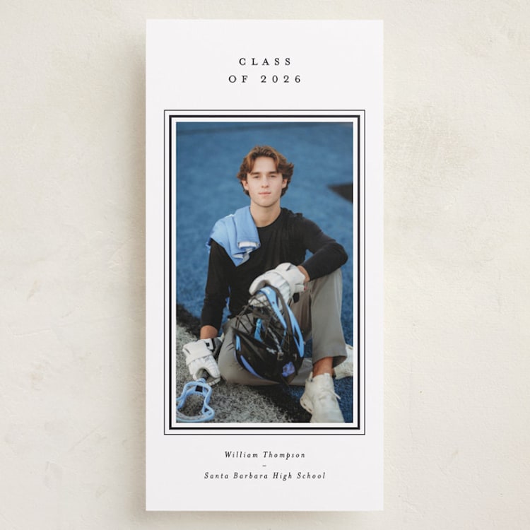 "Elegant frame" - Graduation Announcements in Night Sky by Stacey Meacham - Front