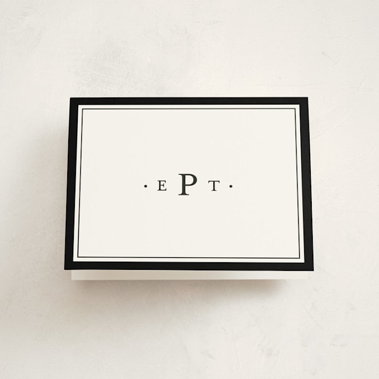 "Gazette" - Graduation Thank You Cards in Newsprint by Lea Delaveris - Front