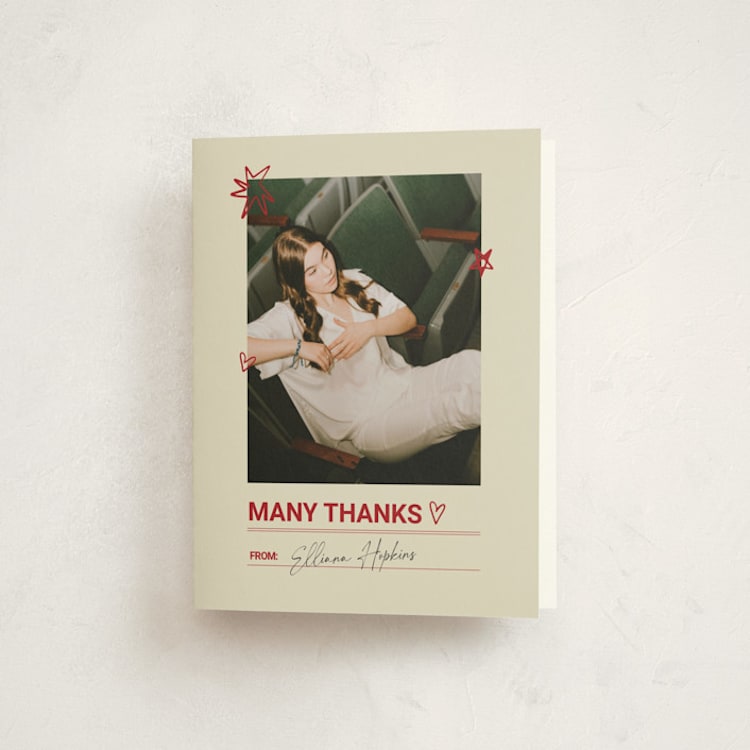 "Checklist Complete" - Graduation Thank You Cards in Parchment by Zove Ahhh - Front